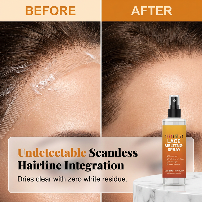 Lace Wig Melting Spray – Strong Hold, Moisturizing & No Residue