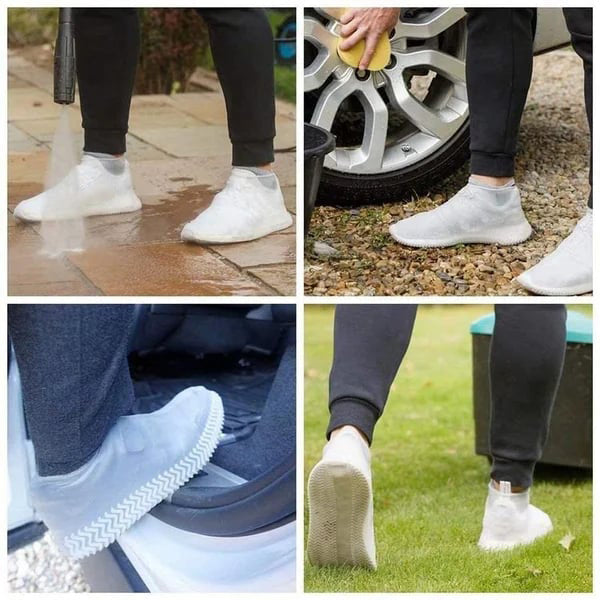 Waterproof Silicone Shoe Covers – Stretch-Fit & Anti-Slip