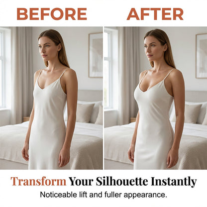 Invisible Push-Up Breast Inserts – Waterproof, Double-Sided Adhesive Lift