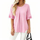 Ruffled Sleeve Blouse – Soft & Breathable