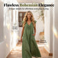 V-Neck Ruffle Dress – Breezy & Vacation-Ready Silhouette
