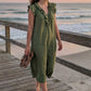 V-Neck Ruffle Dress – Breezy & Vacation-Ready Silhouette