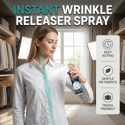 ✨Last Day 50 % OFF👔 Instant wrinkle release – no iron, travel-ready, static-free & fresh.