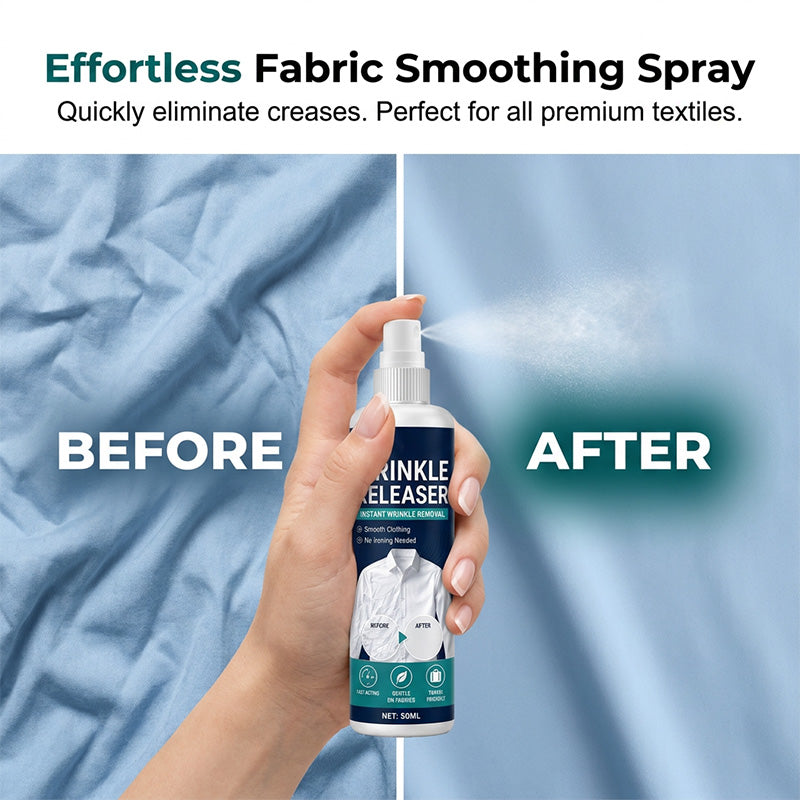 ✨Last Day 50 % OFF👔 Instant wrinkle release – no iron, travel-ready, static-free & fresh.