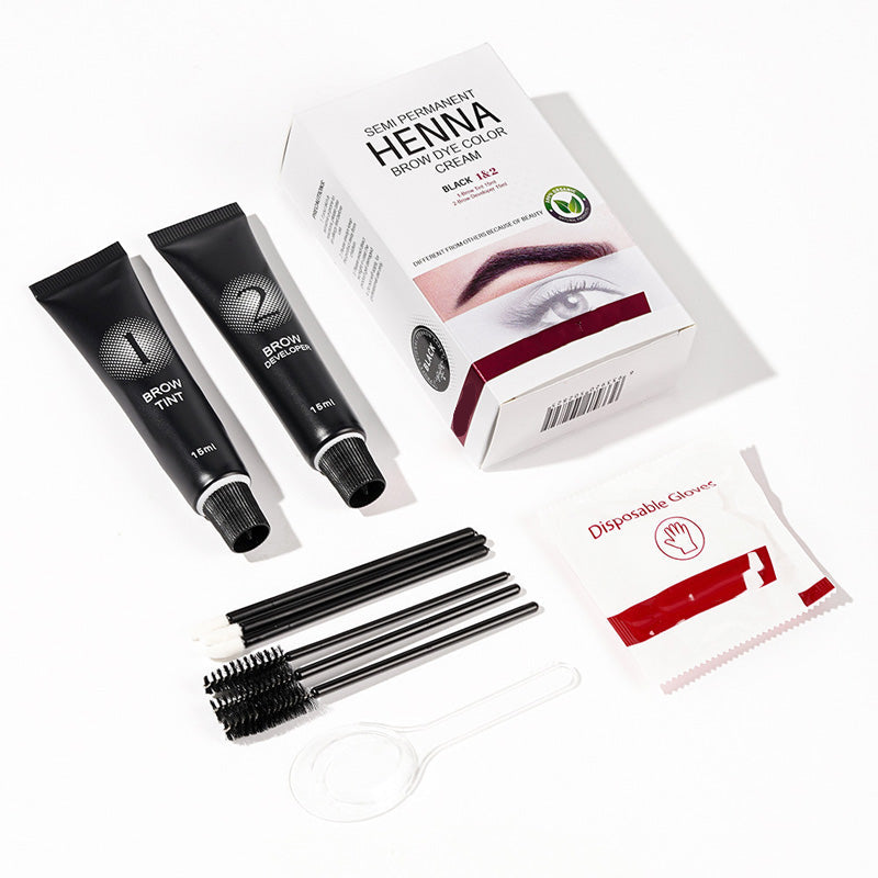 Waterproof Brow & Lash Tint Kit – Lasts 5-7 Days, Smudge-Proof