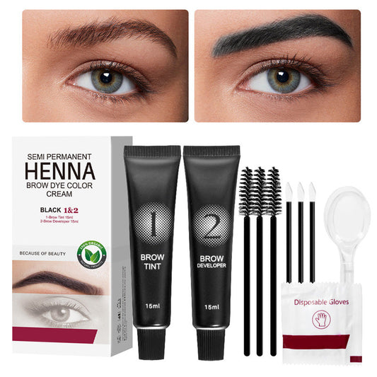 Waterproof Brow & Lash Tint Kit – Lasts 5-7 Days, Smudge-Proof