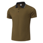 Men's Breathable Slim-Fit Polo – Contrast Collar