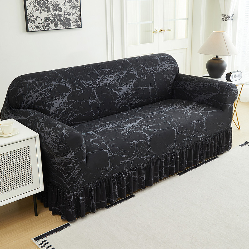 Refresh Any Sofa Instantly! No-Slip Ruffled Stretch Slipcover