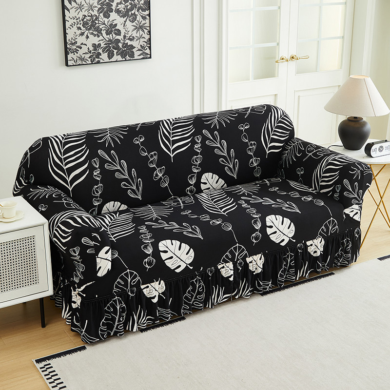 Refresh Any Sofa Instantly! No-Slip Ruffled Stretch Slipcover