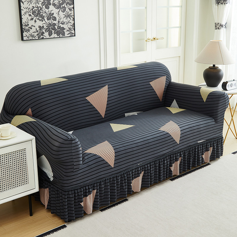 Refresh Any Sofa Instantly! No-Slip Ruffled Stretch Slipcover