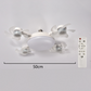 Foldable LED Ceiling Fan Light – Remote & Smart Controls