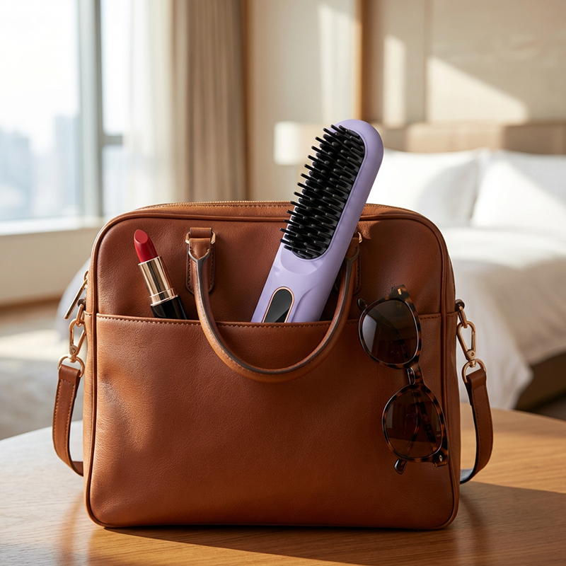 Cordless Straightening Comb – Anti-Frizz, Ionic Shine & 30s Fast Heat