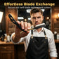 Foldable Straight Razor – 270° Pivot & Ergonomic Precision