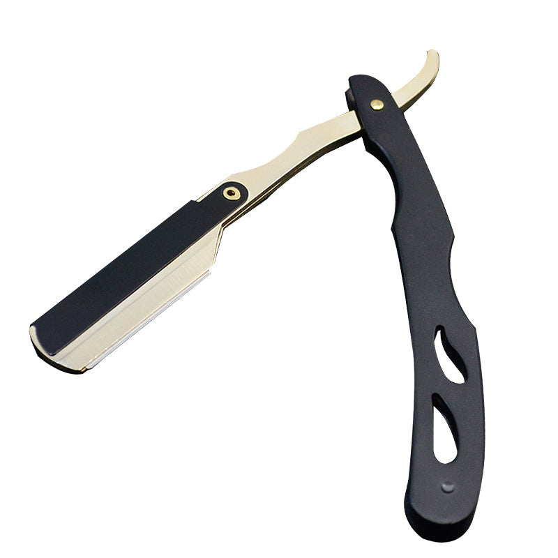 Foldable Straight Razor – 270° Pivot & Ergonomic Precision