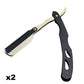 Foldable Straight Razor – 270° Pivot & Ergonomic Precision