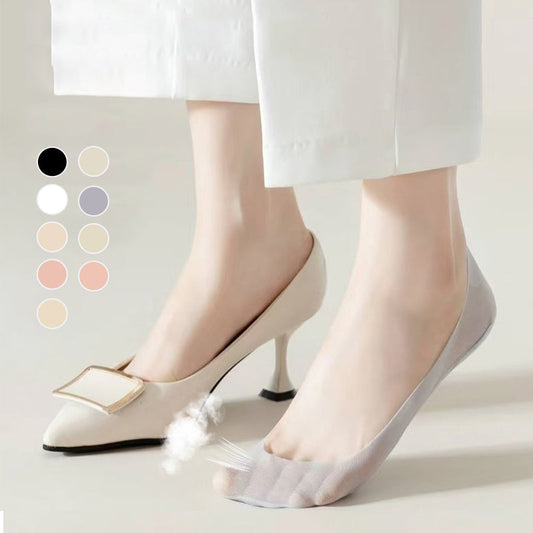 Women's Ultra-Invisible Sheer Mesh Low-Cut No Show Socks