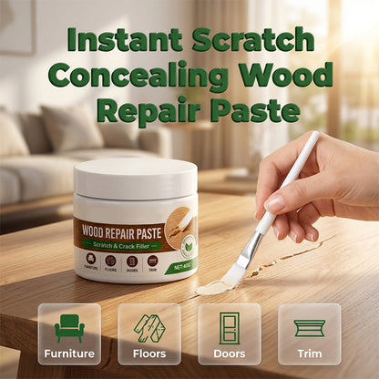 🥳2026 HOT SALE🛡️🪑 Furniture & Floor Repair Paste – Works on tables, cabinets & wooden floors. Covers scuffs & peeling. No more ugly scratches! 🏠✅