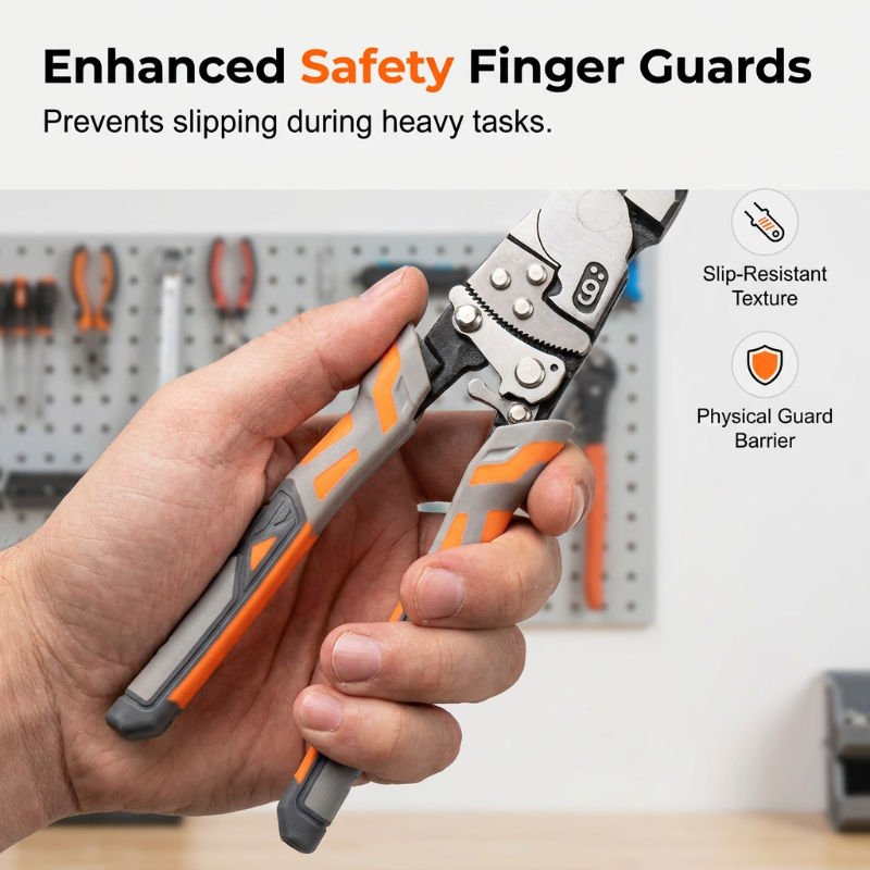 Cut Wire Effortlessly! Self-Locking Ratchet Lineman's Pliers