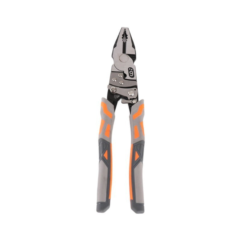 Cut Wire Effortlessly! Self-Locking Ratchet Lineman's Pliers