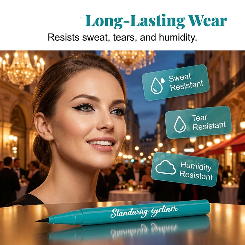 Ultra-Fine Waterproof Eyeliner – Smudge-Proof & Long-Lasting