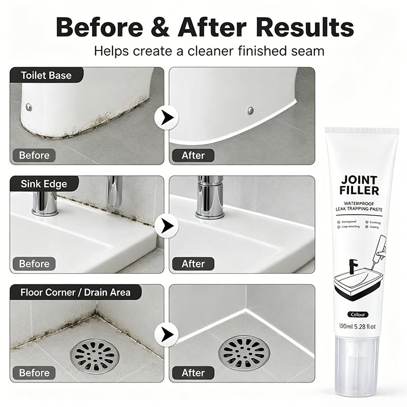 🏠  30-Min Caulk Sealant – No Gun & Mold-Proof Joint Formula