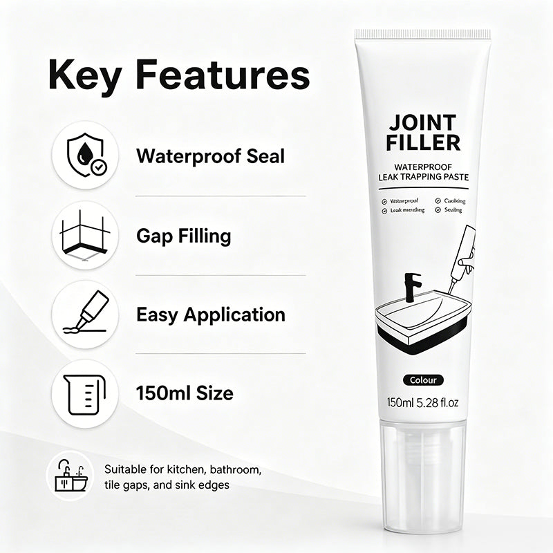 🏠  30-Min Caulk Sealant – No Gun & Mold-Proof Joint Formula