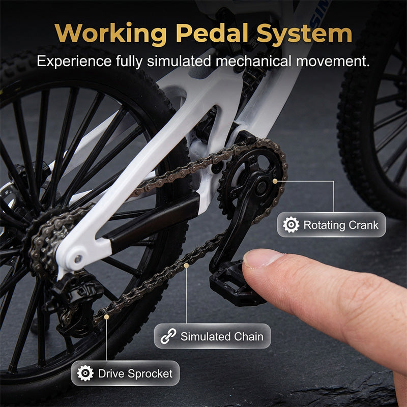 Add Desk Energy Instantly! Realistic Mini Alloy Mountain Bike Model