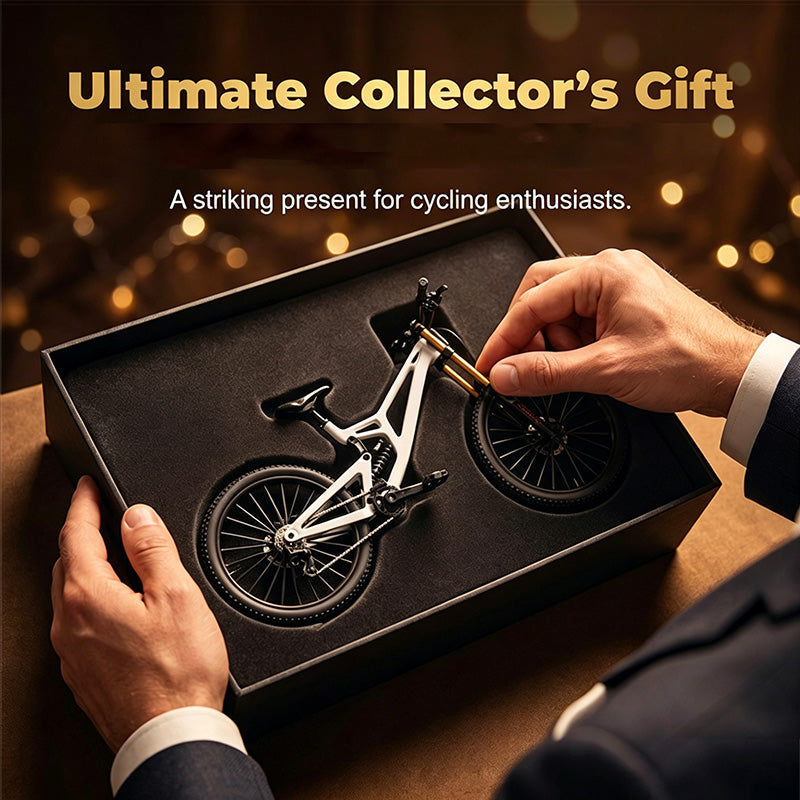Add Desk Energy Instantly! Realistic Mini Alloy Mountain Bike Model