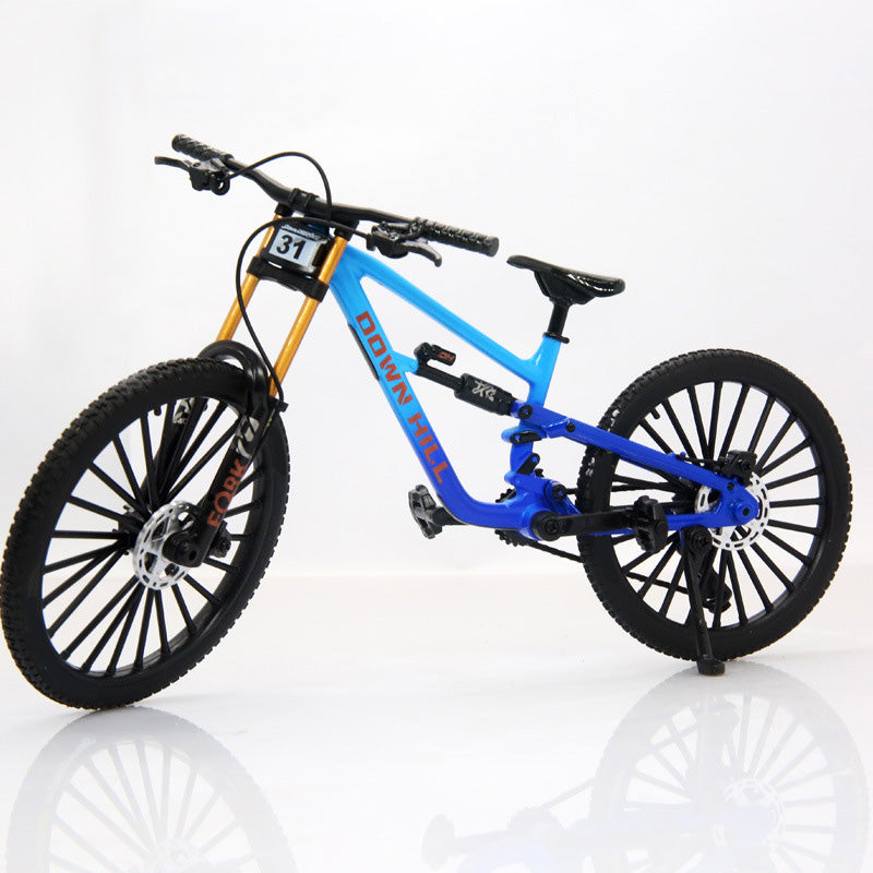 Add Desk Energy Instantly! Realistic Mini Alloy Mountain Bike Model