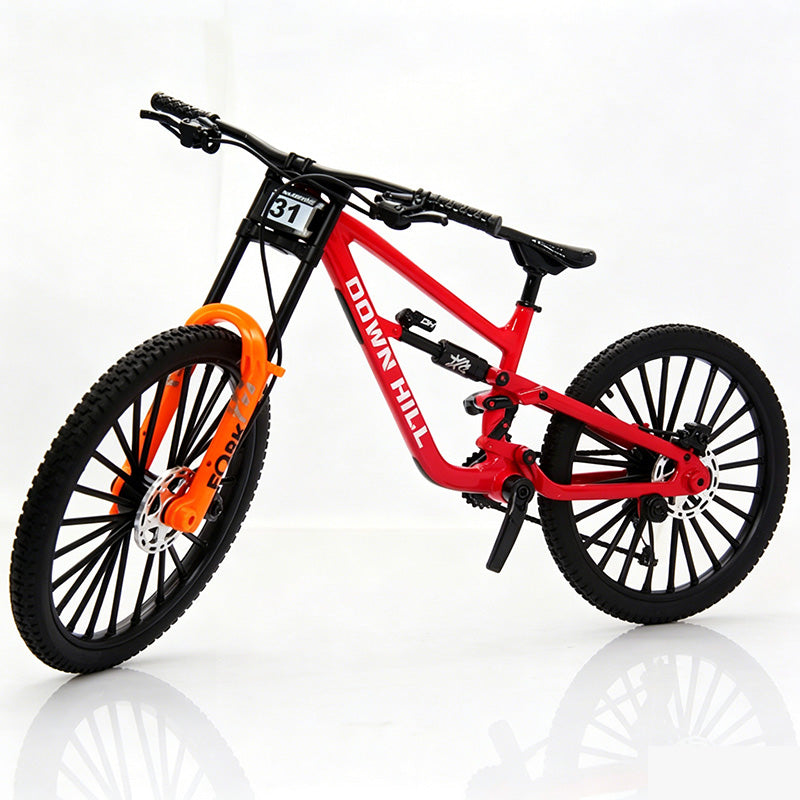 Add Desk Energy Instantly! Realistic Mini Alloy Mountain Bike Model