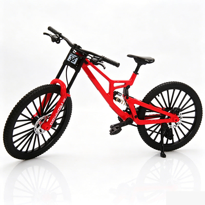 Add Desk Energy Instantly! Realistic Mini Alloy Mountain Bike Model