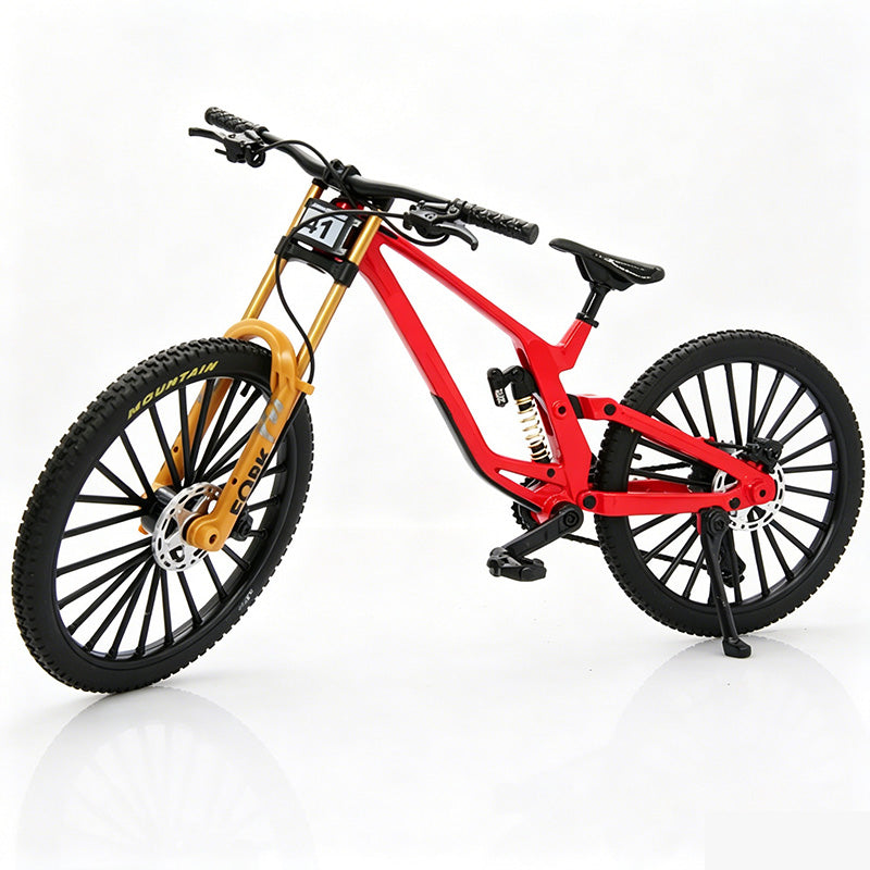 Add Desk Energy Instantly! Realistic Mini Alloy Mountain Bike Model