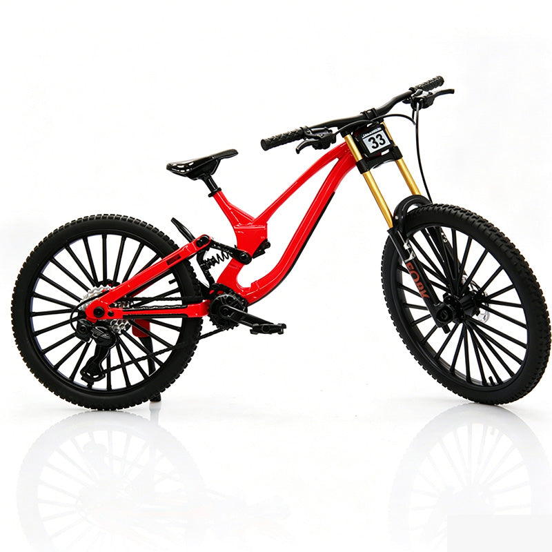 Add Desk Energy Instantly! Realistic Mini Alloy Mountain Bike Model