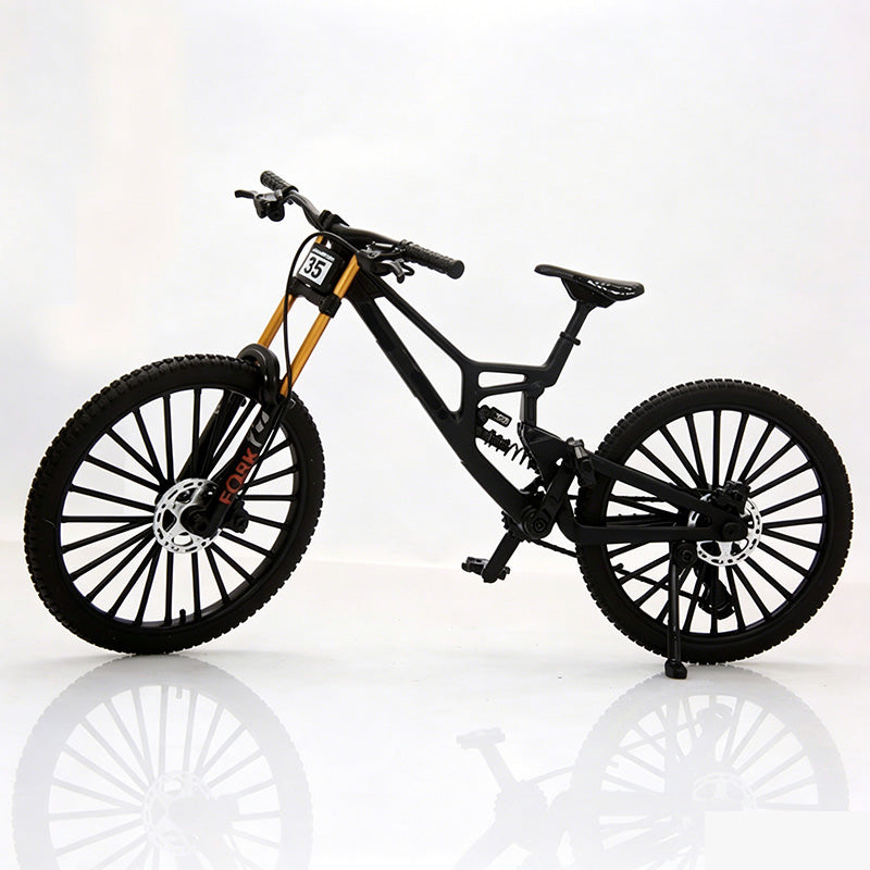 Add Desk Energy Instantly! Realistic Mini Alloy Mountain Bike Model