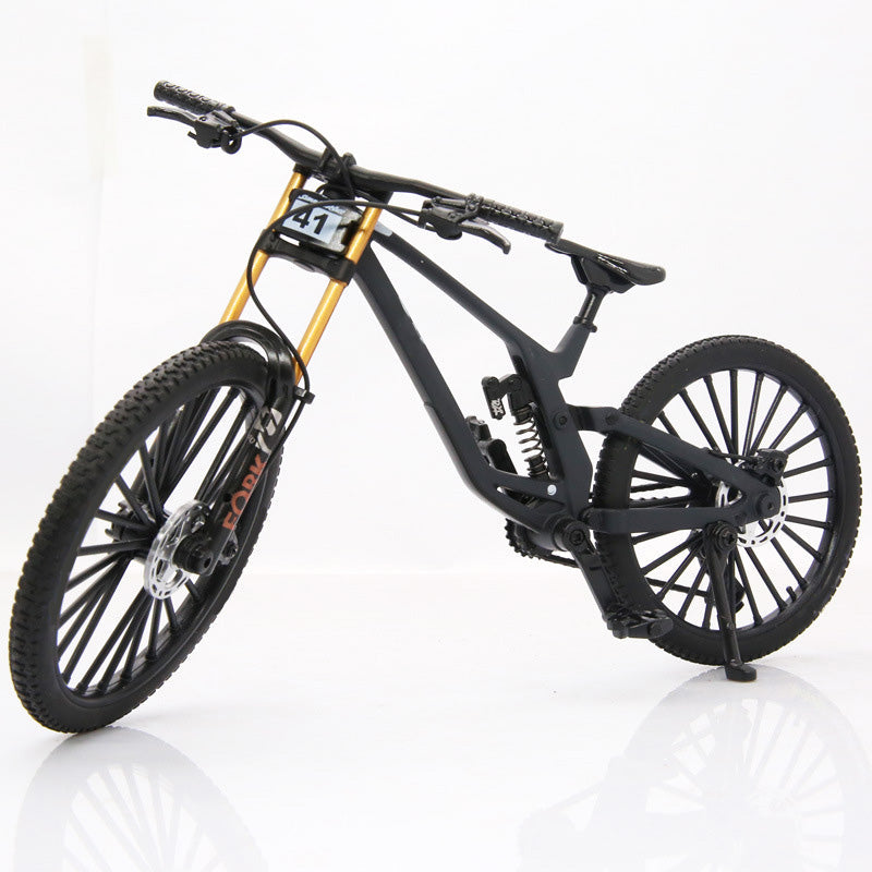 Add Desk Energy Instantly! Realistic Mini Alloy Mountain Bike Model