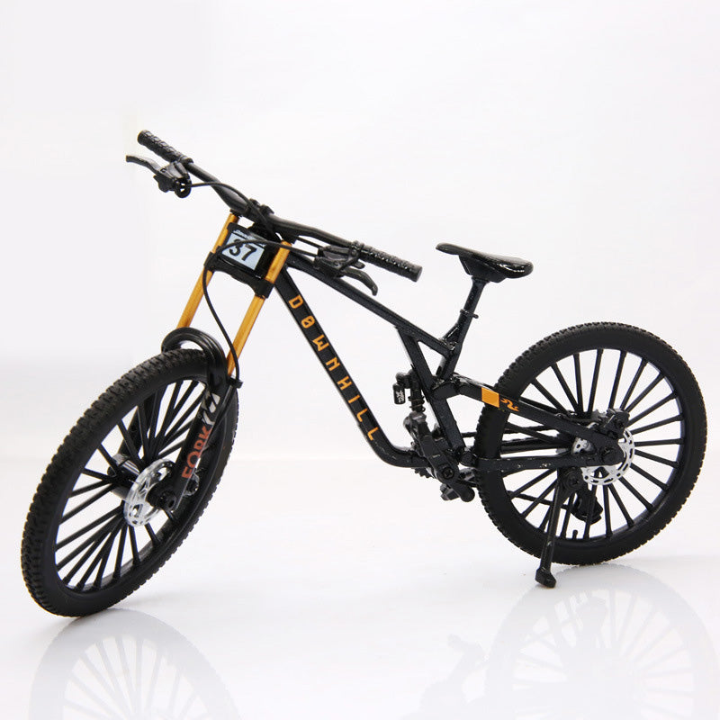 Add Desk Energy Instantly! Realistic Mini Alloy Mountain Bike Model