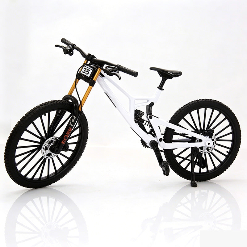 Add Desk Energy Instantly! Realistic Mini Alloy Mountain Bike Model