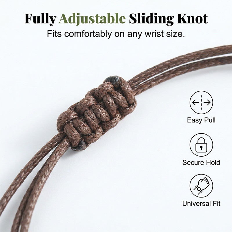 Adjustable Ethnic Style Ceramic Beaded Bracelet
