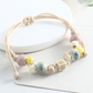 Adjustable Ethnic Style Ceramic Beaded Bracelet