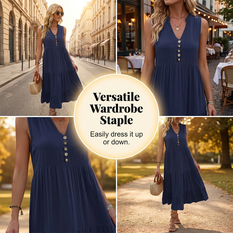 Tiered Ruffle Dress – Breathable & Effortless Fit