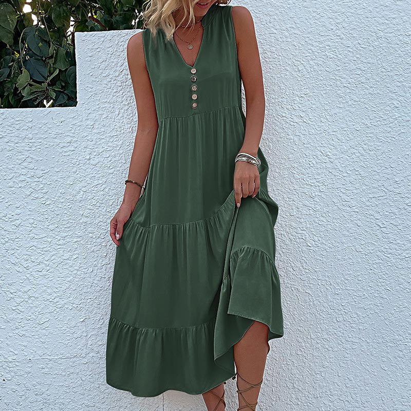 Tiered Ruffle Dress – Breathable & Effortless Fit