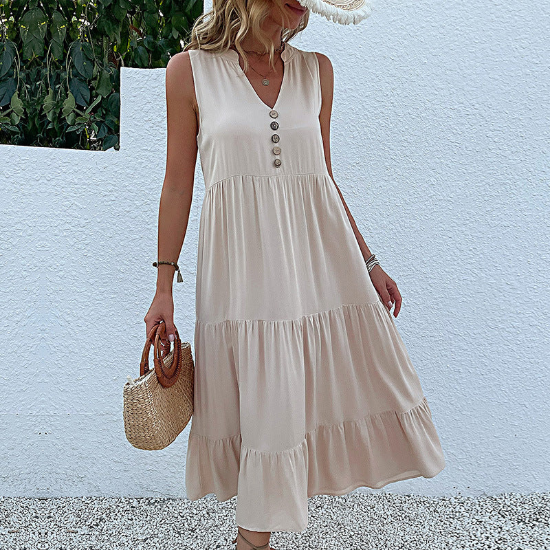 Tiered Ruffle Dress – Breathable & Effortless Fit