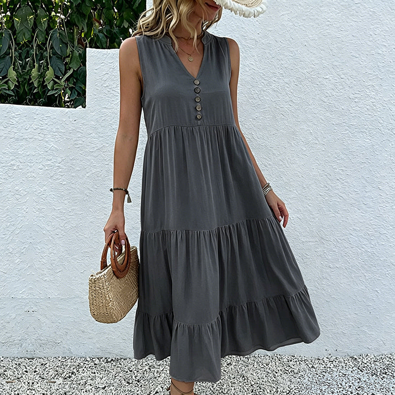 Tiered Ruffle Dress – Breathable & Effortless Fit