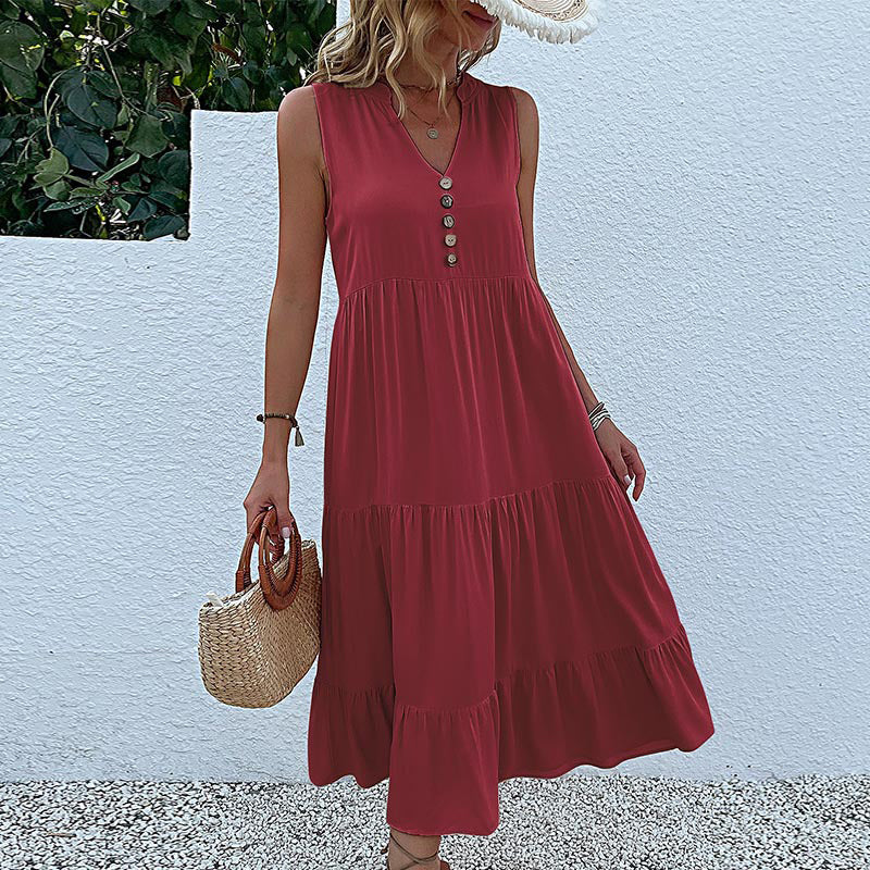 Tiered Ruffle Dress – Breathable & Effortless Fit