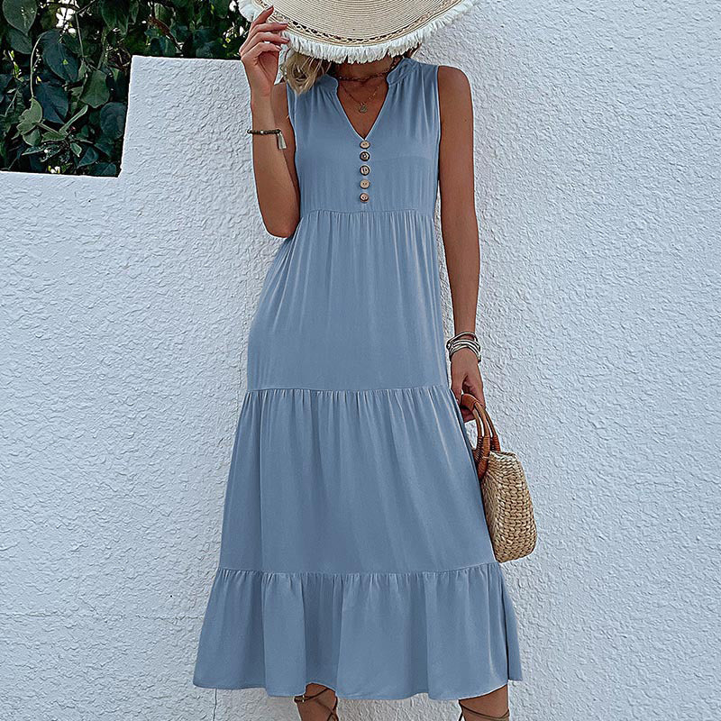 Tiered Ruffle Dress – Breathable & Effortless Fit