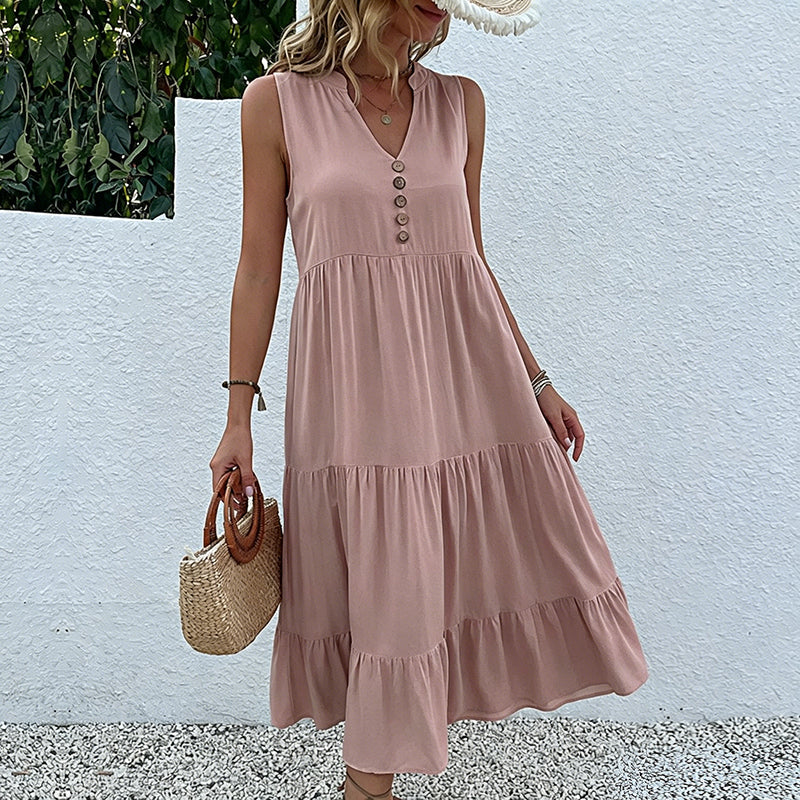 Tiered Ruffle Dress – Breathable & Effortless Fit