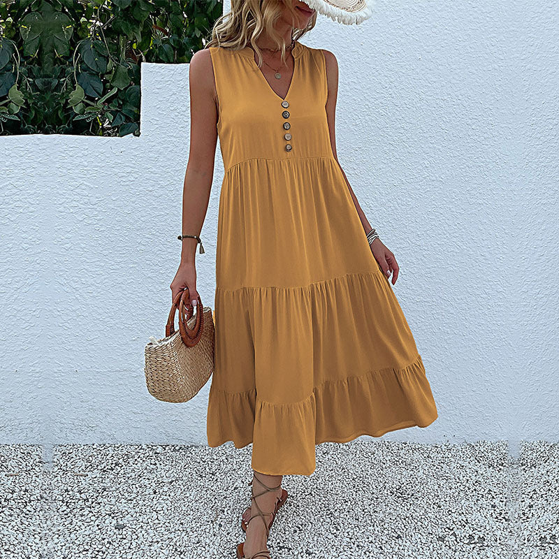 Tiered Ruffle Dress – Breathable & Effortless Fit