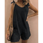 Breathable Sleeveless Romper – Adjustable Straps & Pockets