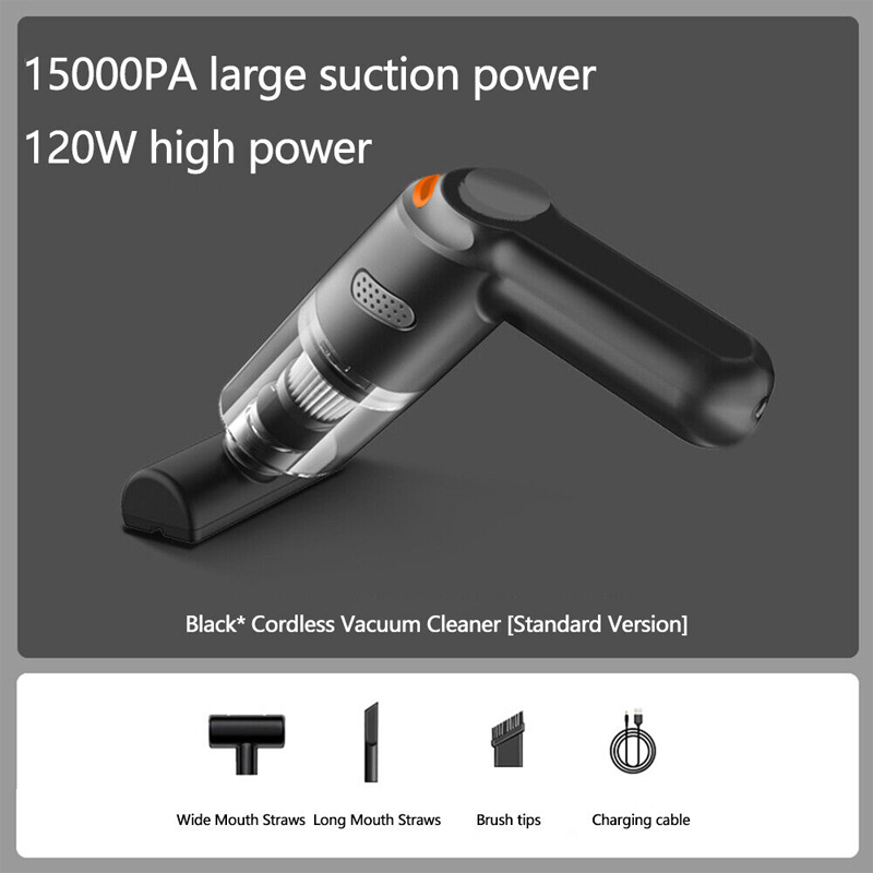 10000Pa Cordless Handheld Vacuum – Washable Filter & Multi-Nozzle Kit