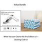 10000Pa Cordless Handheld Vacuum – Washable Filter & Multi-Nozzle Kit
